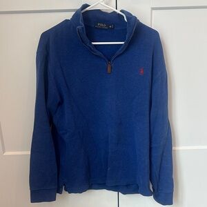 Polo Ralph Lauren Men's Royal Blue Zip-Up Sweater